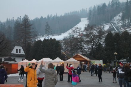 Uczestnicy nauki tańca